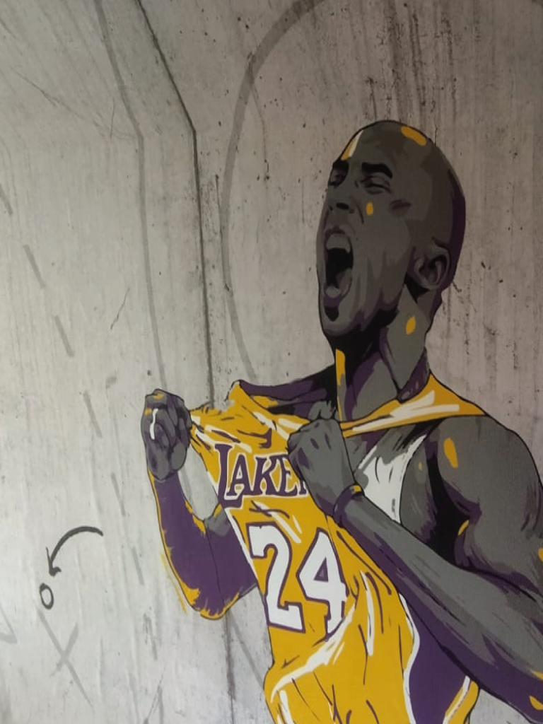 Instalación-Mural-Decorativo-Lakers-Basketball