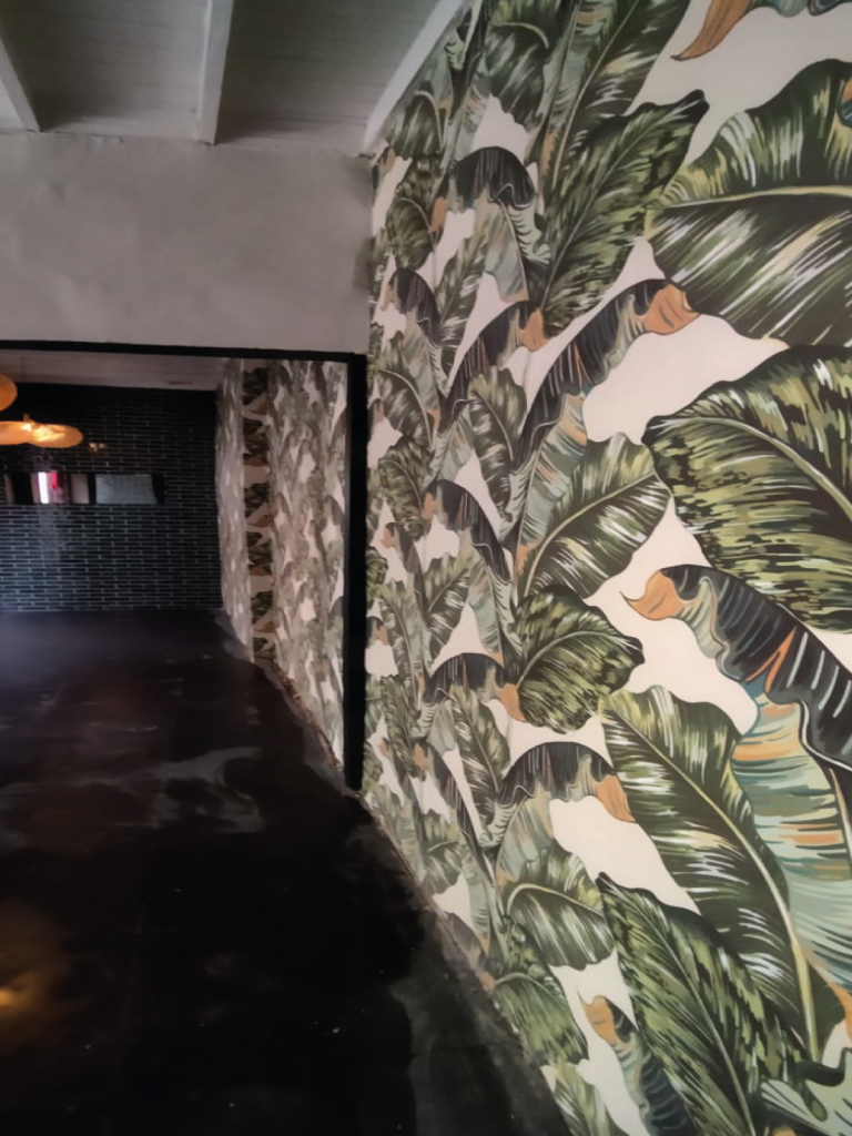 Instalación-Mural-Decorativo-Palmeras